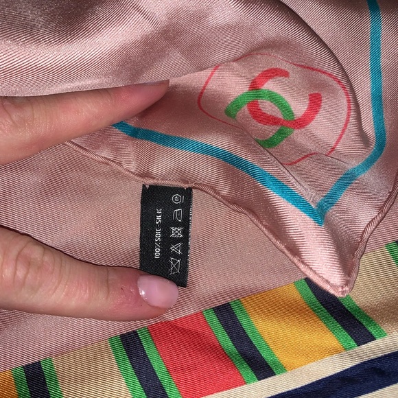 CHANEL Silk Square Scarf - Picture 3 of 3